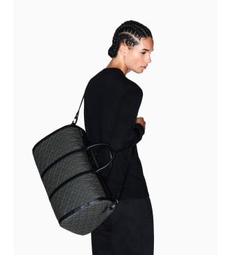 Armani Exchange Grey Duffle Bag