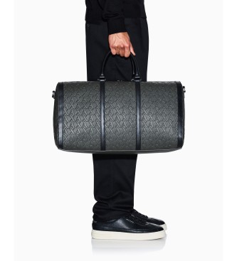Armani Exchange Grey Duffle Bag