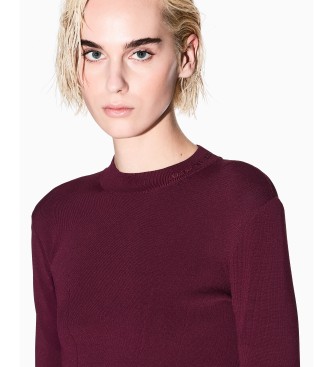 AIX Armani Exchange Camisola Marca Borgonha