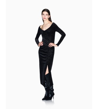 A|X Armani Exchange T-shirt noir brillant