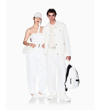 A|X Armani Exchange Wei�er Marca-Overall wei�