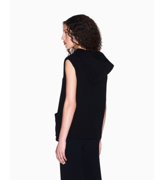 A|X Armani Exchange Black knitted waistcoat