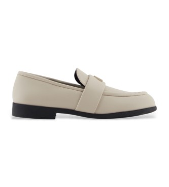 Armani Exchange Sofistikerade beige loafers