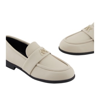 Armani Exchange Sofistikerade beige loafers