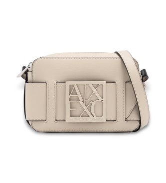 Armani Exchange Beżowa torba na ramię