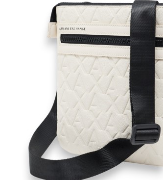 A|X Armani Exchange Saco com textura em branco