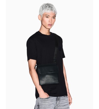 Armani Exchange Sac  bandoulire avec rabat noir