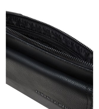 Armani Exchange Sac  bandoulire avec rabat noir