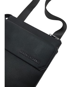 Armani Exchange Sac  bandoulire avec rabat noir