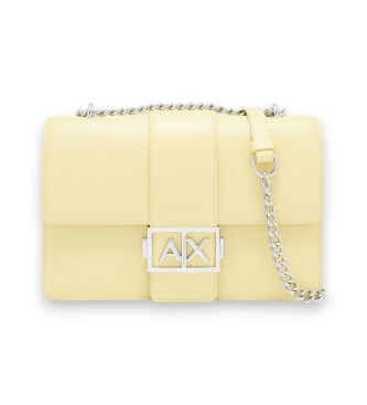A|X Armani Exchange Sac � main � effet jaune