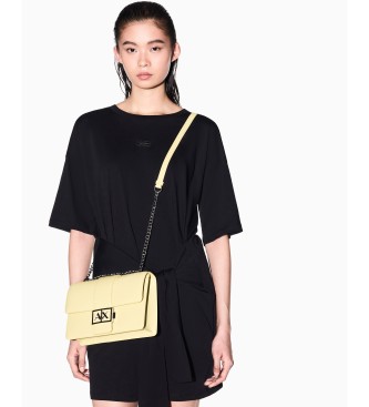 A|X Armani Exchange Sac � main � effet jaune