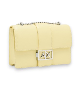A|X Armani Exchange Sac � main � effet jaune