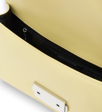 A|X Armani Exchange Sac � main � effet jaune