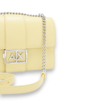 A|X Armani Exchange Sac � main � effet jaune