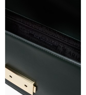 Armani Exchange Logo Metal green bag