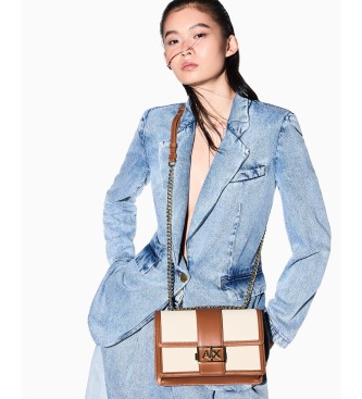 A|X Armani Exchange Sac � main beige �l�gant