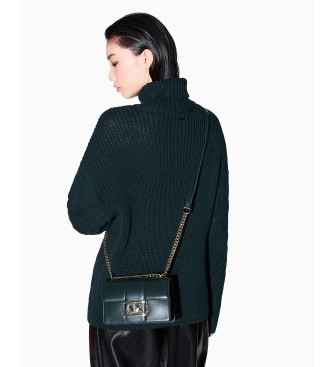 Armani Exchange Logo Metal green bag