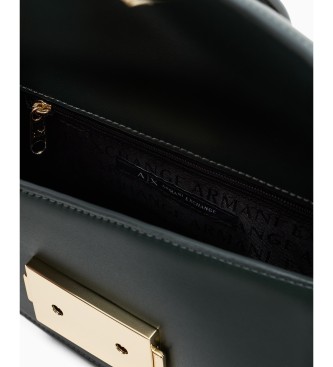 Armani Exchange Logo Metal green bag