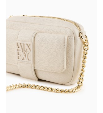 Armani Exchange Bolso bandolera blanco