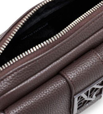 A|X Armani Exchange Mini sac � bandouli�re avec logo taupe