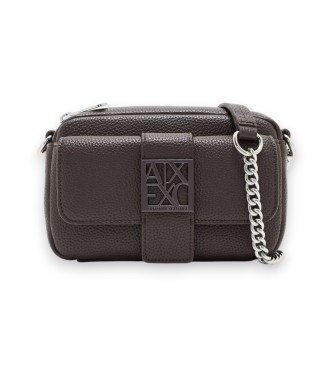 AIX Armani Exchange Bolso Camera marrn