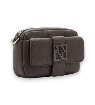 AIX Armani Exchange Bolso Camera marrn
