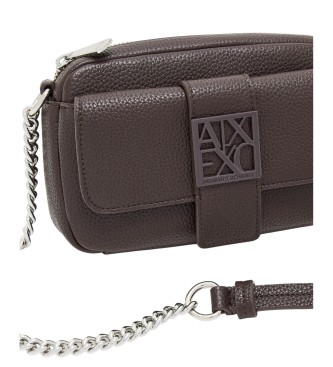 AIX Armani Exchange Bolso Camera marrn