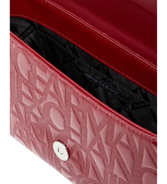 A|X Armani Exchange Saco de mensageiro vermelho