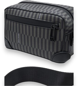 A|X Armani Exchange Mini saco de ombro preto