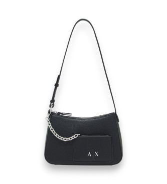 Armani Exchange Black Chain Handbag