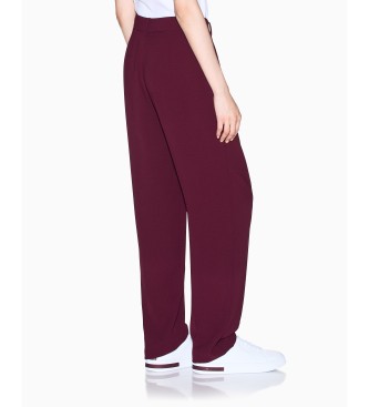 AIX Armani Exchange Maroon Look Trousers
