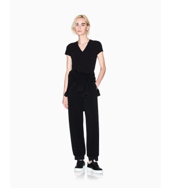 AIX Armani Exchange Black Look Trousers