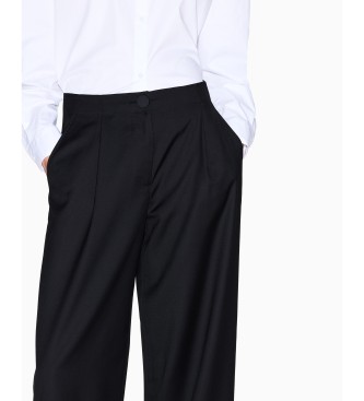 A|X Armani Exchange Pantalon en serg� noir