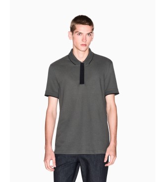 Armani Exchange Ideal grey polo shirt