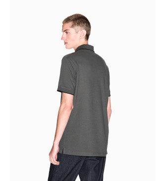 Armani Exchange Ideal grey polo shirt