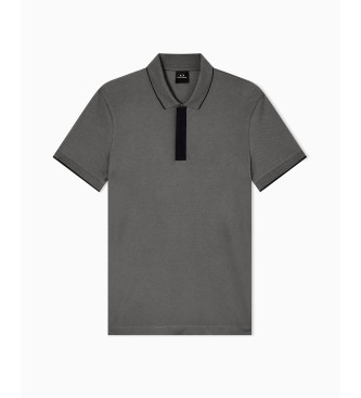 Armani Exchange Ideal grey polo shirt