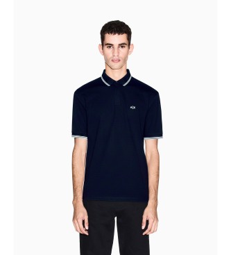 A|X Armani Exchange Polo Piqué marinho