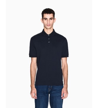 A|X Armani Exchange Polo en piqu� marine