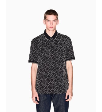 A|X Armani Exchange Polo con logo nero