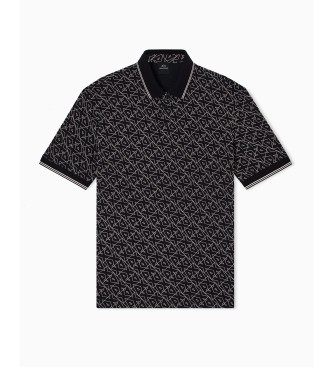 A|X Armani Exchange Polo con logo nero