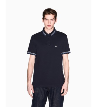 A|X Armani Exchange Polo Classic Breathable blu navy
