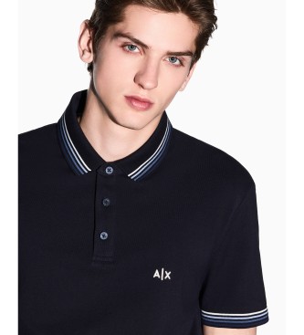 A|X Armani Exchange Polo Classic Breathable blu navy