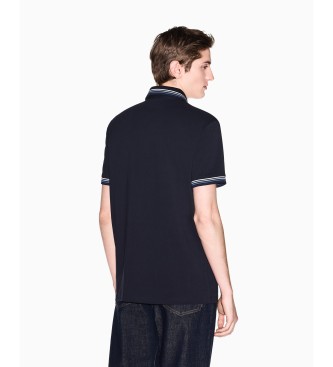 A|X Armani Exchange Polo Classic Breathable blu navy