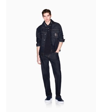 A|X Armani Exchange Polo Classic Breathable blu navy