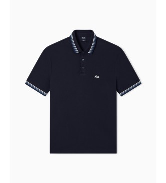 A|X Armani Exchange Polo Classic Breathable blu navy