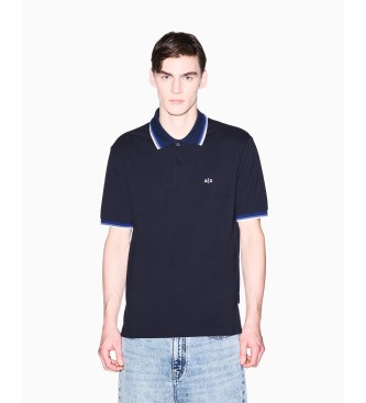 A|X Armani Exchange Polo marine r�gulier