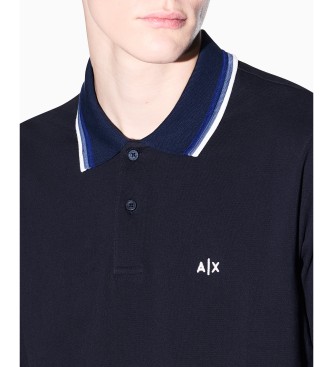 A|X Armani Exchange Polo marine r�gulier