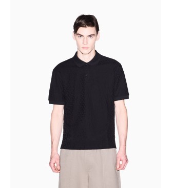 A|X Armani Exchange Polo Design noir