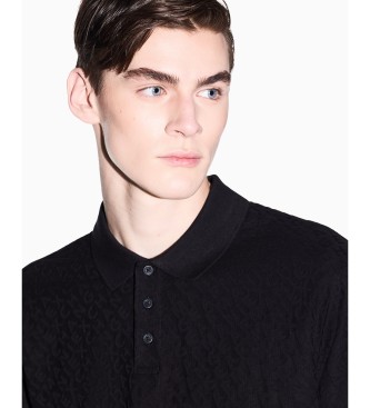 A|X Armani Exchange Polo Design noir