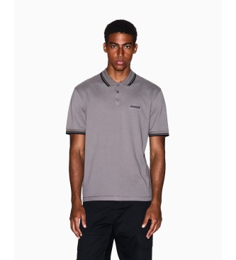 A|X Armani Exchange Polo con finiture grigie